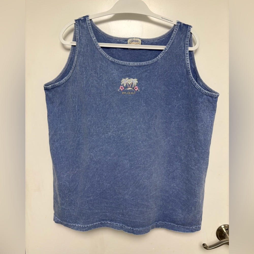 Blue Denim Tank Top